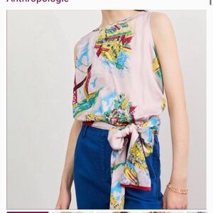POSTCARD WRAP TOP Size XS